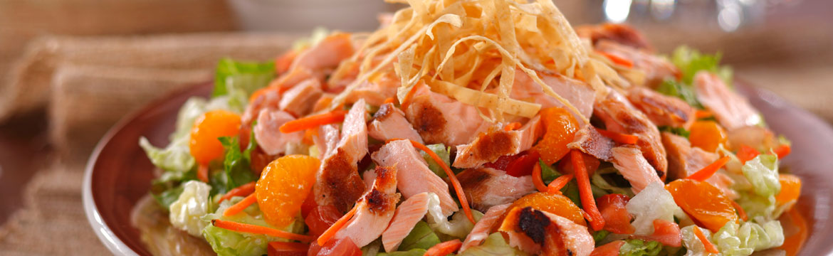Grilled Salmon Salad