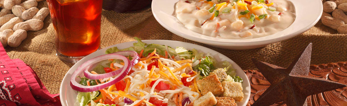 Soup, Salad and Rolls