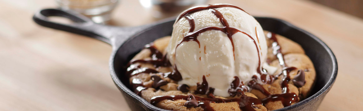 Skillet Cookie – available at participating locations Skillet Cookie – available at participating locations