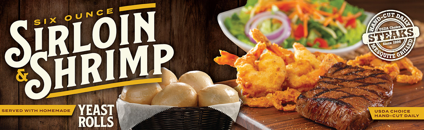 Image: Sirloin and Shrimp Promo